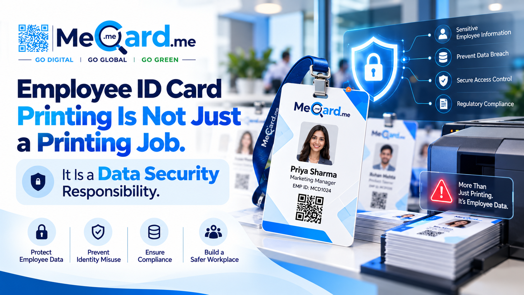 Employee ID Card Printing and Data Security