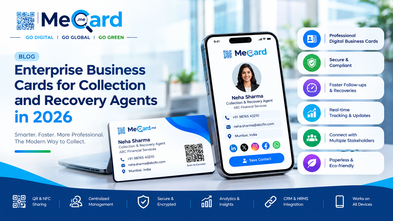 Enterprise Business Cards for Collection and Recovery Agents in 2026